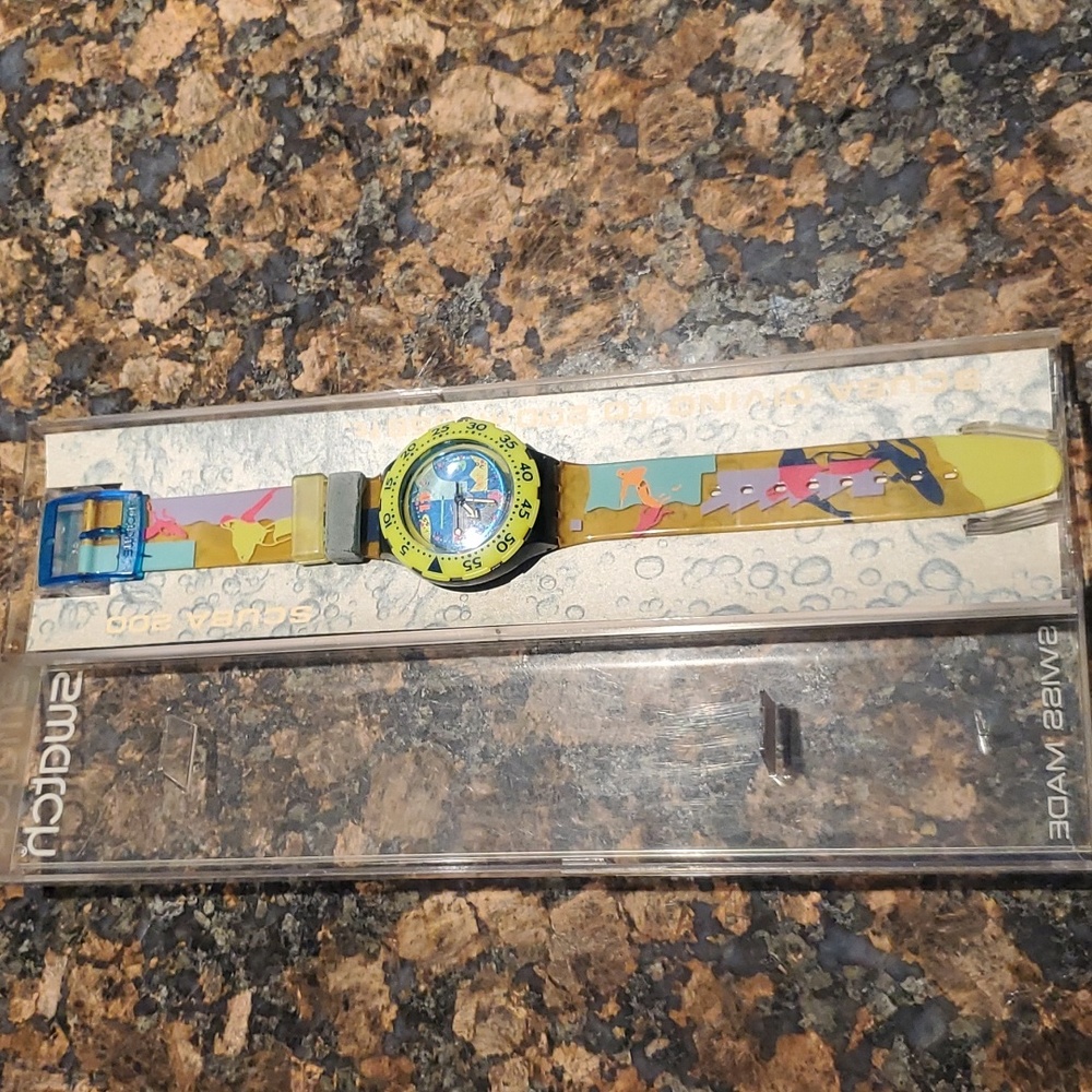 Swatch Vintage Scuba Watch Very Lightly Used.